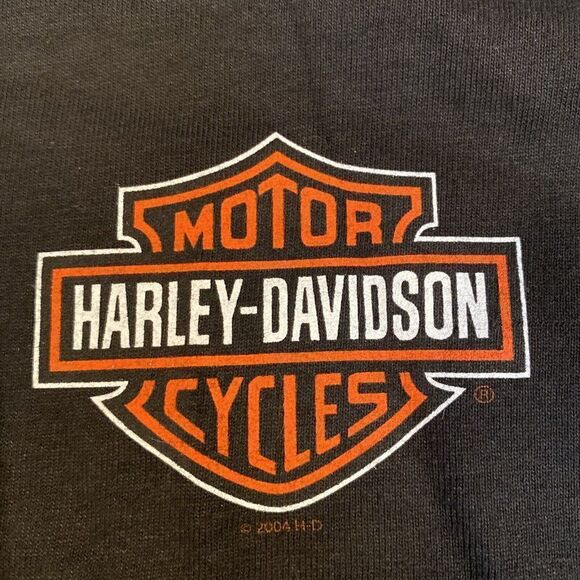 NWOT 2005 HARLEY DAVIDSON T-SHIRT Hannum's Media PA 50th Anniversary Sz XL Black - Picture 5 of 8